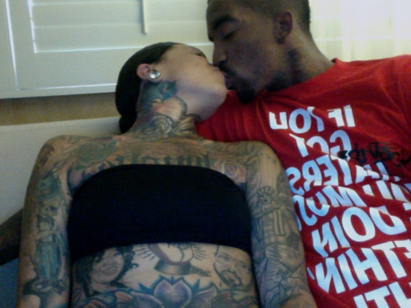 JR Smith is the clear cut winner here, he's dating a female version of...