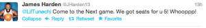 Harden-Tweet
