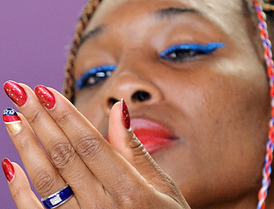 olympic nail art Venus 560x427 Olympic Medal Winning Nail Art