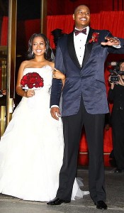 Mr. & Mrs. Carmelo Anthony