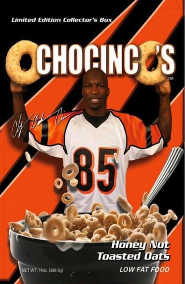 OchoCinco’s Cereal Debut and New Love Interest