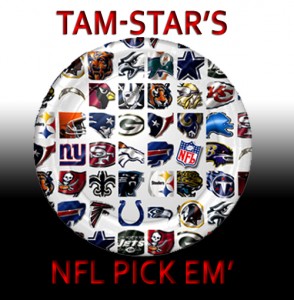 Tam-Star’s NFL Pick Em’ – NFL Week 5