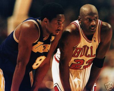 Kobe vs. Michael Jordan 1072 Games Each