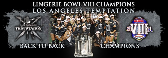 Los Angeles Temptation Champions Of Lingerie Bowl VIII