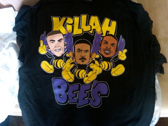 The Assist: “Killah Bees” Laker T-shirts By Matt Barnes [Photo]