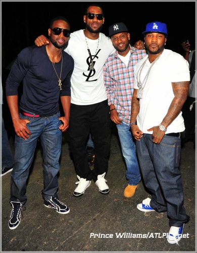 Stilettos On The Street: Dwyane Wade, LeBron James And Young Jeezy Party In Atlanta