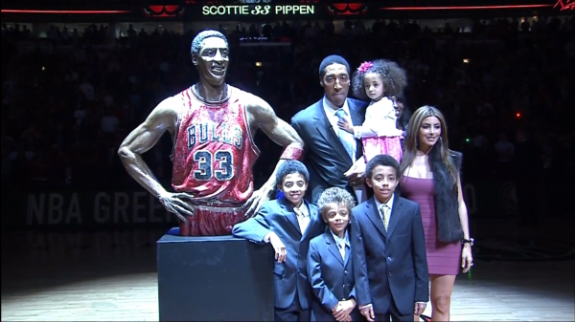 The Assist: Scottie Pippen Honored With A Statue At United Center