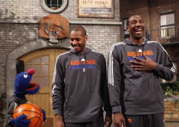 The Assist: Amar’e And Carmelo Are On The Street [Photo]