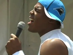 Cam Newton Does His Best Justin Bieber Performance [Video]