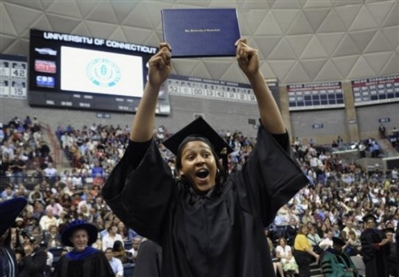 The Assist: Maya Moore & Kemba Walker Graduate From UCONN [Photos]