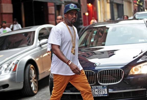 The Assist: Kanye West Dons Dallas Mavericks [Photos]