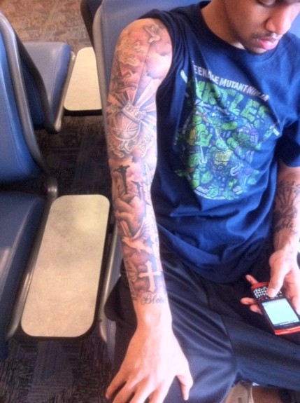 I Love Boys With Tattoos: Thunder Guard Eric Maynor