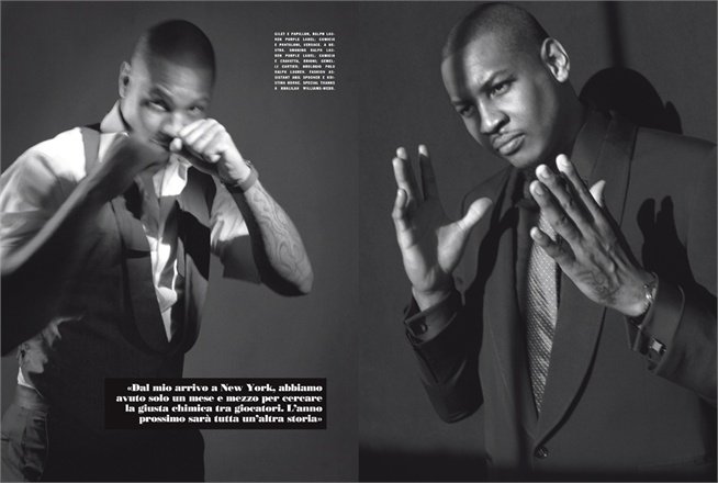 Carmelo Anthony Featured In L’Uomo Vogue [Photos]