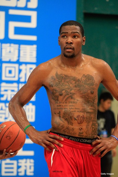 I Love Boys With Tattoos: Kevin Durant [Photo]