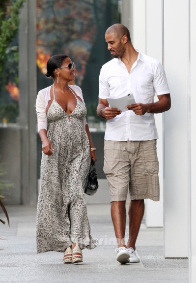 Ex-NBA Player Ime Udoka & Girlfriend Actress Nia Long Out And About In L.A. [Photos]