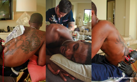I Love Boys With Tattoos: Chris Bosh’s Massive back Tatt [Photos]