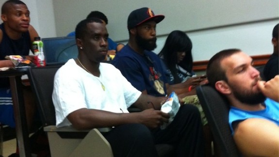 The Assist: Sean “Diddy” Combs Attends UCLA Class With Baron Davis, Kevin Love & Russell Westbrook [Photos]