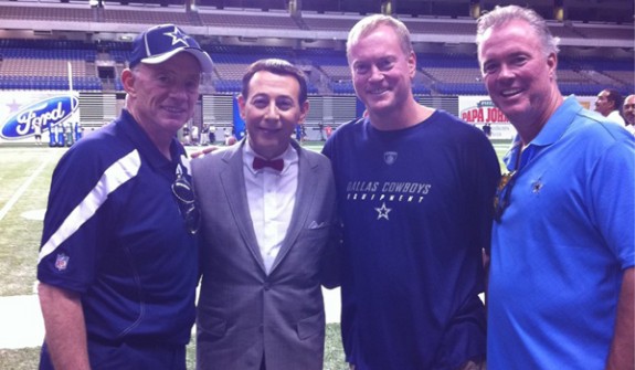 Pee-Wee Herman Visits The Dallas Cowboys Training Camp [Photo]