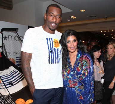 Knicks Star Amar’e Stoudemire & Designer Rachel Roy Debut Their Collaborative Clothing Line [Photos]