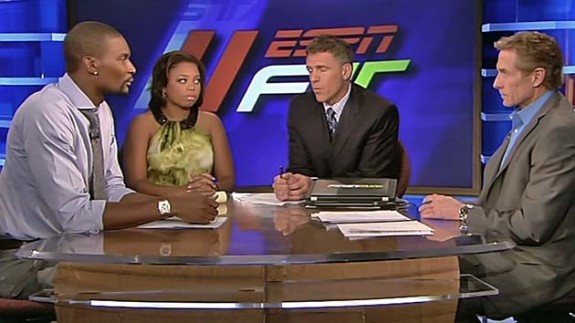 Chris Bosh Faces Off Against Skip Bayless On ESPN’s “First Take” [Video]