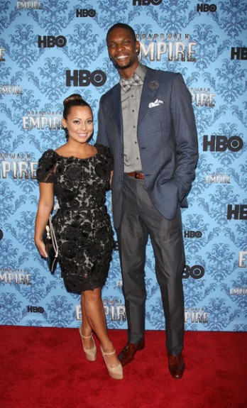 The Assist: Chris Bosh & Wife Adrienne Attend “Boardwalk Empire” Season 2 Premiere [Photo]