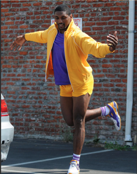 Ron Artest AKA Metta World Peace Shows Off His Thighs [Photos]