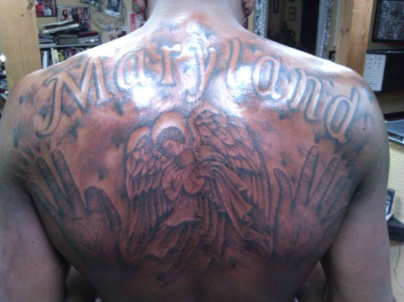 I Love Boys With Tattoos: Kevin Durant Rep’s Maryland On His Back [Photos]