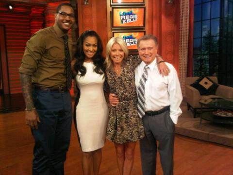 Carmelo & Lala Anthony Appear On “Live With Regis & Kelly” [Video]