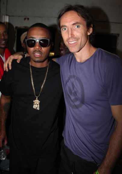 Steve Nash Busts A Move While On Stage With Nas At Rock The Bells [Video]
