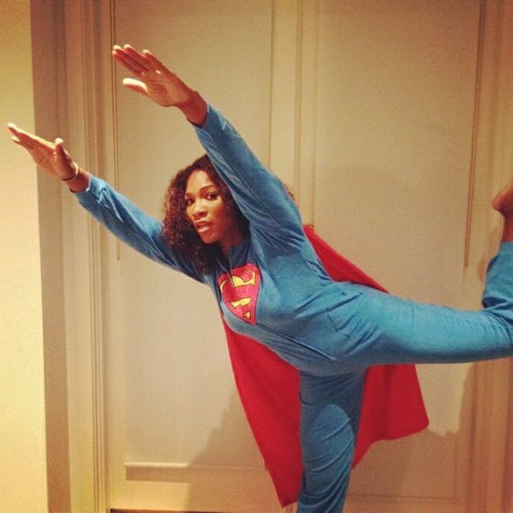 The Assist: Serena Williams Poses In Superman Pajamas [Photo]