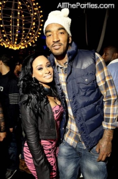 JR Smith Shows off his new friend, rapper Joe Budden’s ex Tahiry in bed wearing a thong [photo]