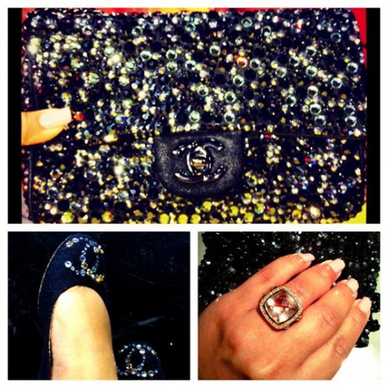 The Assist: Adrienne Bosh rocks Chanel accessories [photos]