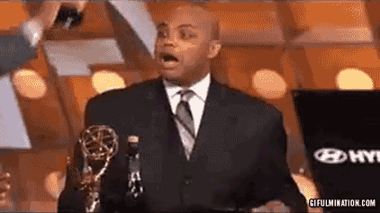 Charles Barkley gets a champagne shower from Kenny Smith to celebrate Emmy win [video]