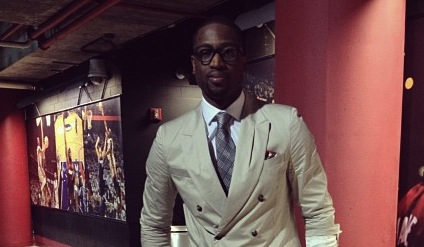 The Assist: Dwyane Wade’s Post game look; YSL, Tom Ford [photo]