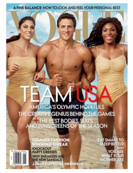 Dwyane Wade, Serena Williams & Hope Solo all featured in Olympics-themed Vogue [photos]