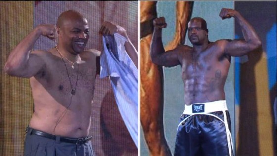 Shaq & Charles Barkley have a shirt-off on Inside the NBA [video]