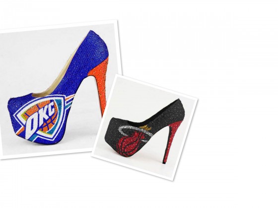 NBA offering custom created NBA team stilettos [photos]