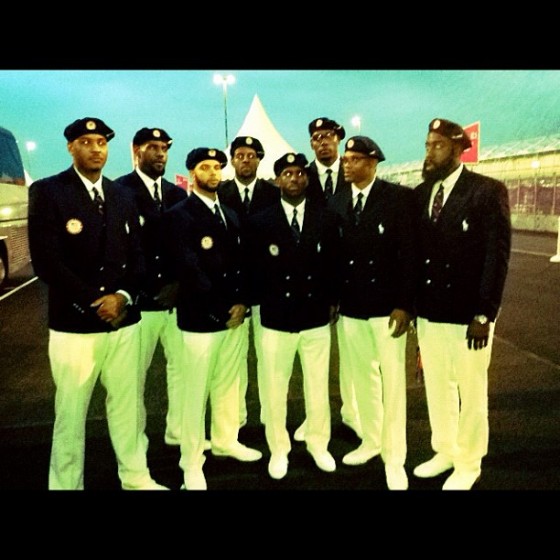 Lebron James, Kevin Durant, Russell Westbrook and the rest of TEAM USA offical for Olympic opening ceremony [photos]