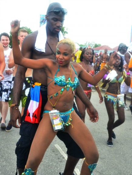 The Assist: Miami Heat Center Joel Anthony winds it up in Barbados for Festival [photos]