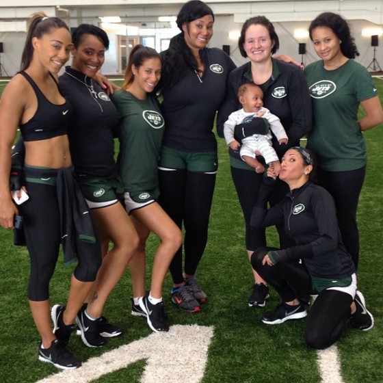 New York Jets wives tackle NFL Ninja workout with Nike [photos]