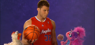 Blake Griffin acts like a chicken on Sesame Street [video]