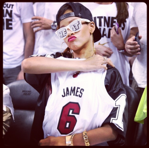 Rihanna-Miami-Heat-playoffs