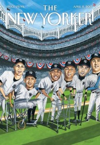 The New Yorker-MLB Yankees cover