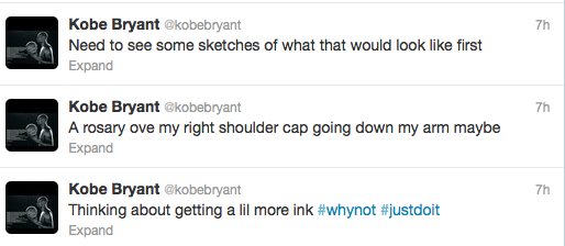 Kobe-Tweets-about-Tattoo