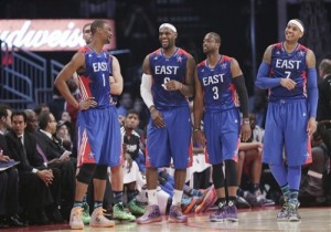 Chris Bosh, LeBron James, Dwyane Wade, Carmelo Anthony