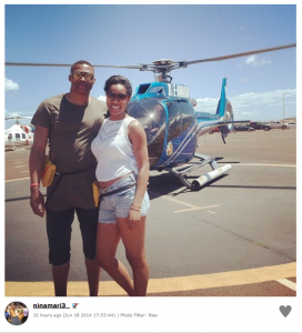 Russell-Westbrook-Nina-Maui-Vacation