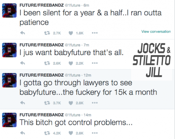 Future Says Ciara Is A “Controlling B*tch” Who Won’t Let Him See His Son