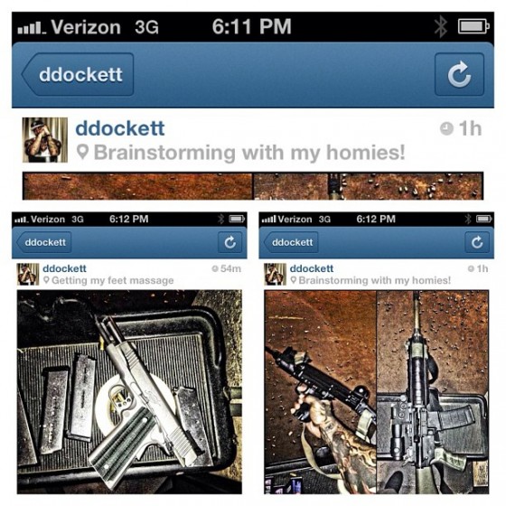 Cardinals Darnell Dockett stays strapped [photos]