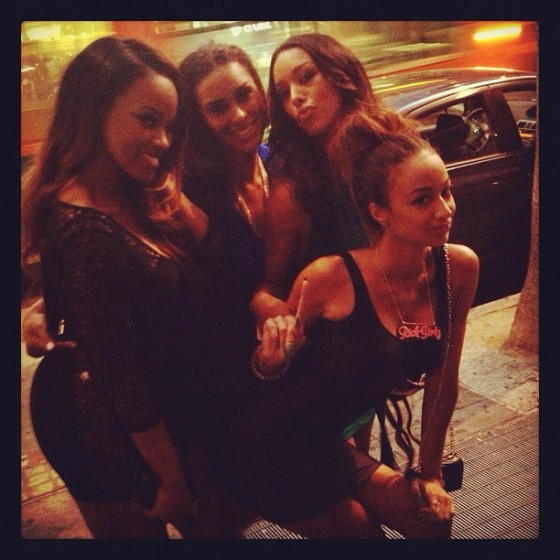 “Basketball Wives LA” castmates Draya, Malaysia Pargo, Laura & Gloria Govan hit Hollywood [photos]