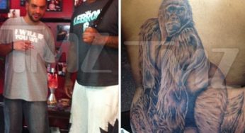Redskins OT Trent Williams gets giant gorilla tattoo on his back [photo]